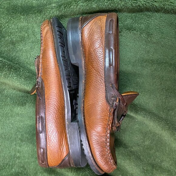 Allen Edmonds Mens Loafers Size 8D Tassel Brown Nashua Leather - Picture 11 of 15